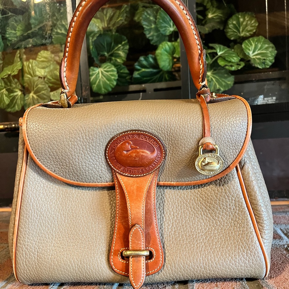 Vintage Dooney Essex Carrier Bag Top Handle